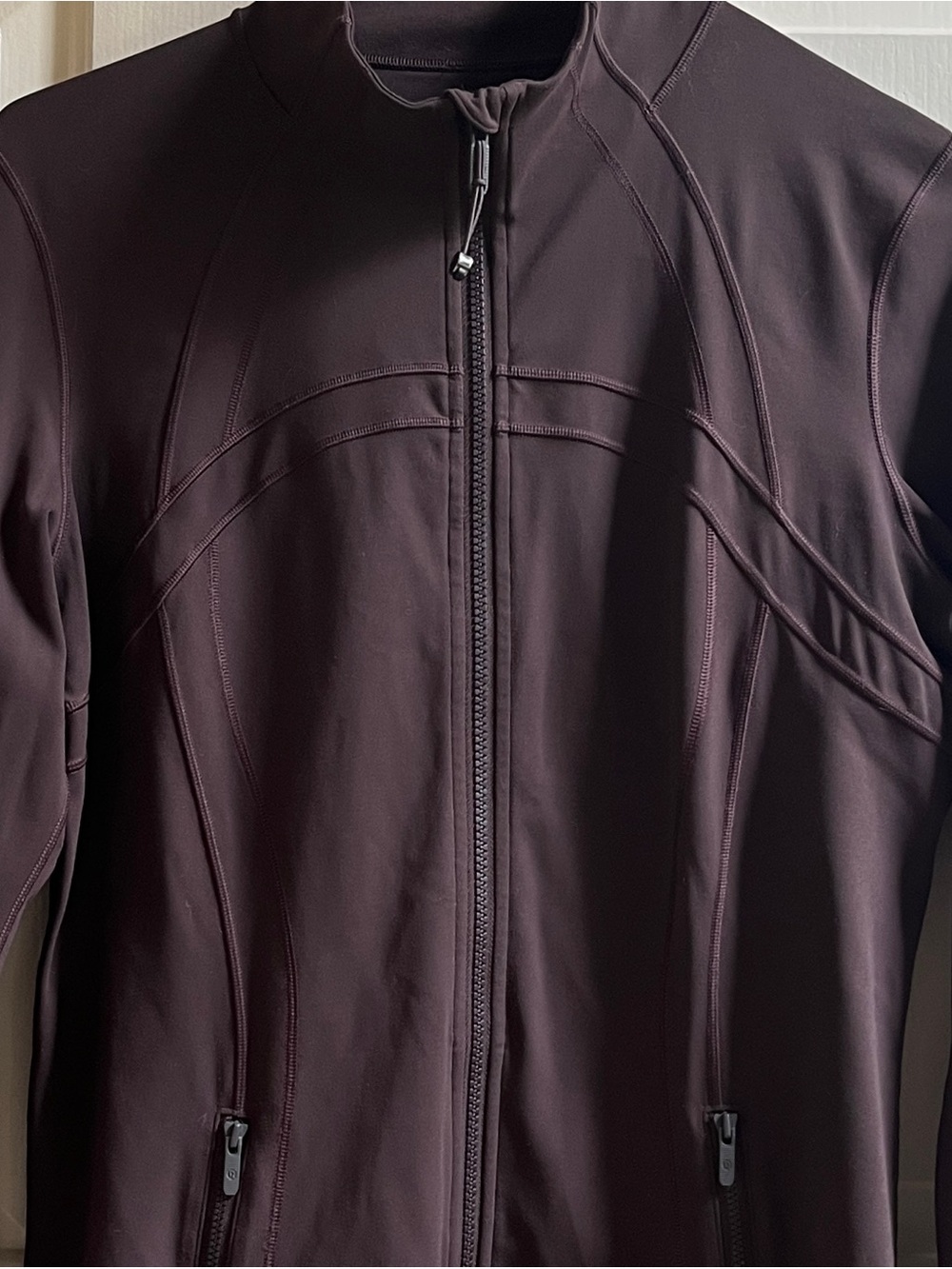 LN!🍒LULULEMON sz 14 DEFINE Jacket ESPRESSO Brown Full-Length *NULU - Picture 2 of 7